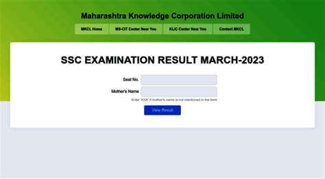 mkcl ssc result|Iba pa.